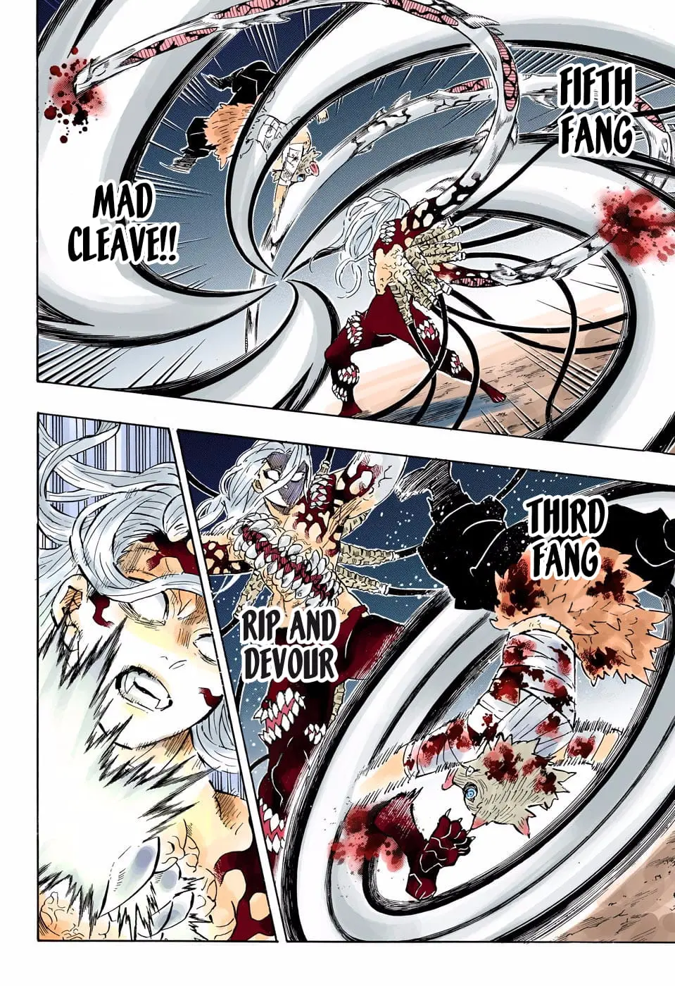 Demon Slayer Infinity Castle Colored Manga, chapter 198, page 4