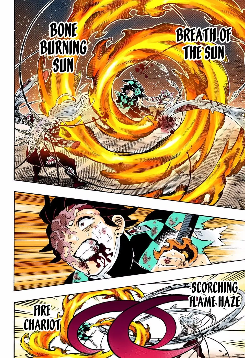 Demon Slayer Infinity Castle Colored Manga, chapter 198, page 6