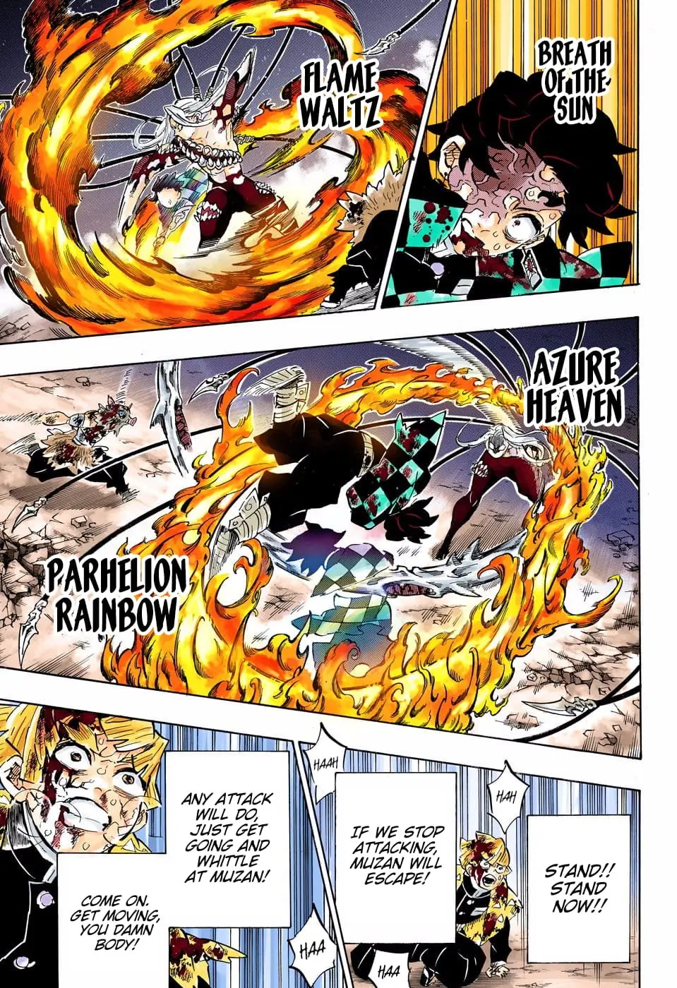 Demon Slayer Infinity Castle Colored Manga, chapter 198, page 9