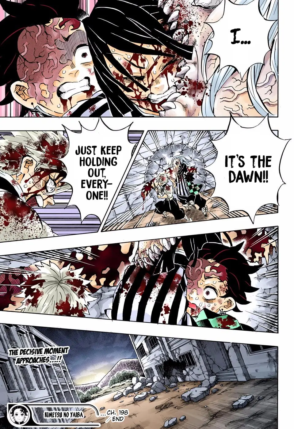 Demon Slayer Infinity Castle Colored Manga, chapter 198, page 19