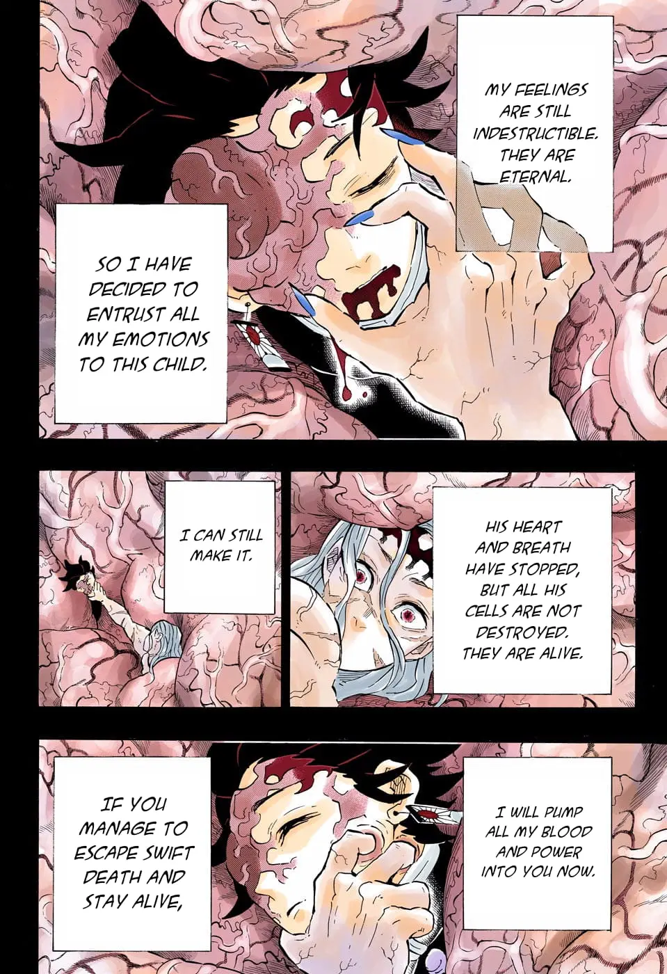 Demon Slayer Infinity Castle Colored Manga, chapter 201, page 4