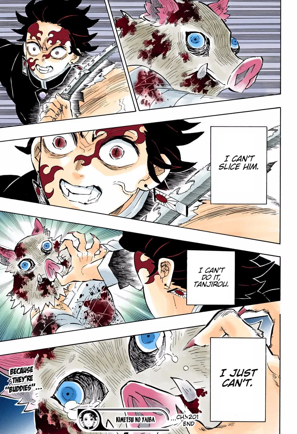 Demon Slayer Infinity Castle Colored Manga, chapter 201, page 19