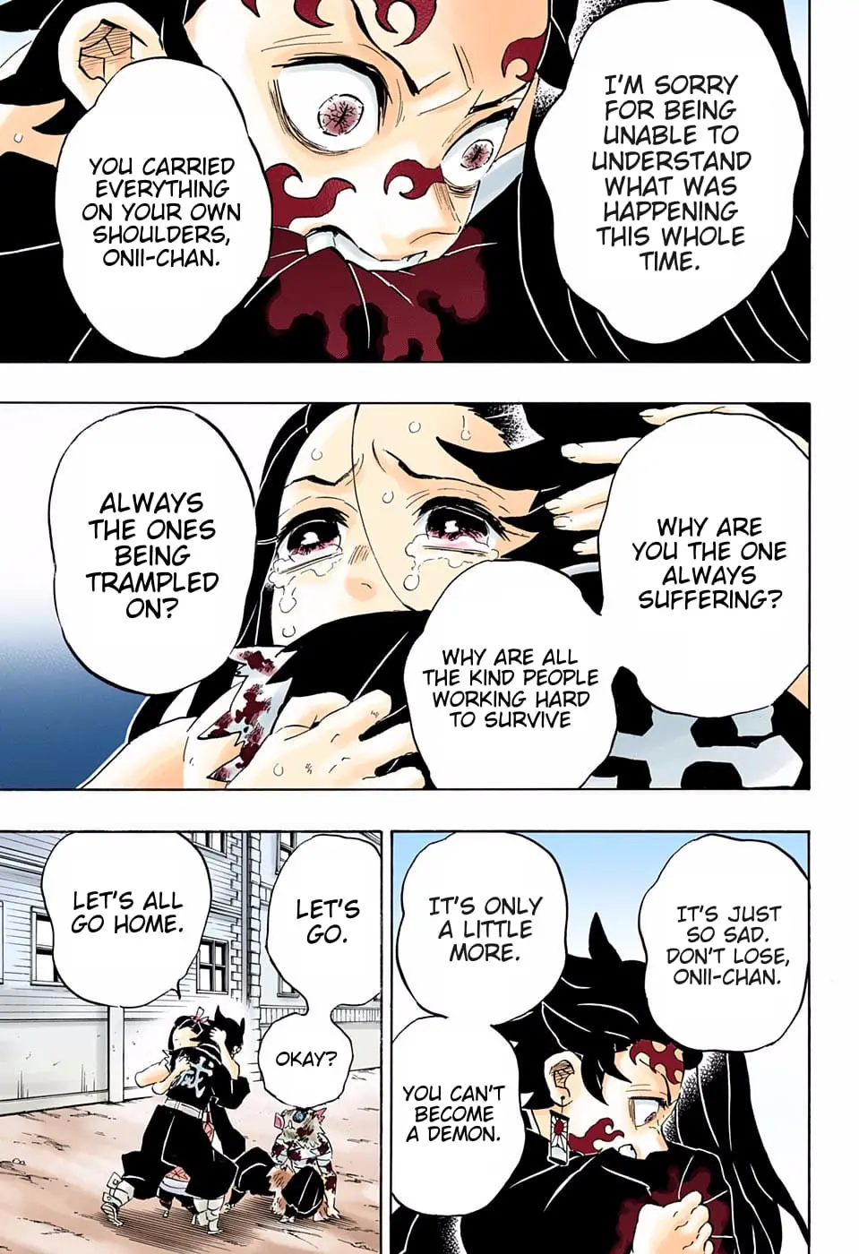 Demon Slayer Infinity Castle Colored Manga, chapter 202, page 3
