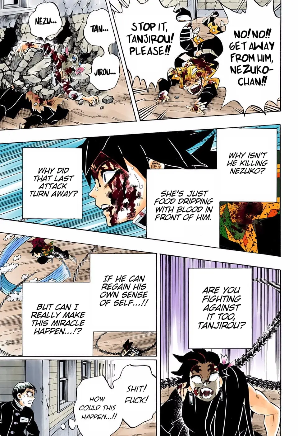 Demon Slayer Infinity Castle Colored Manga, chapter 202, page 13