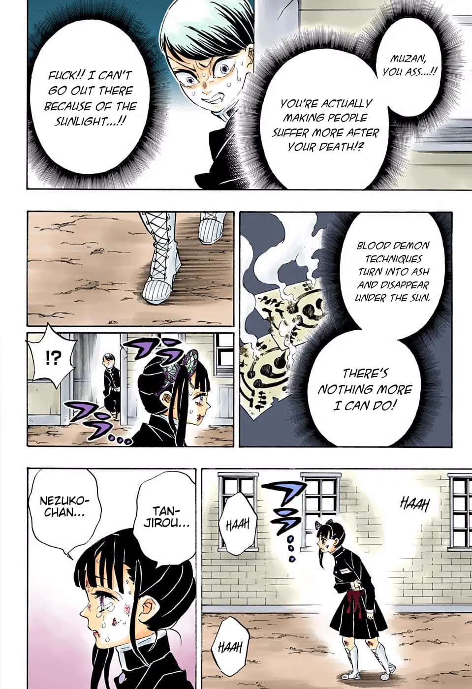 Demon Slayer Infinity Castle Colored Manga, chapter 202, page 14