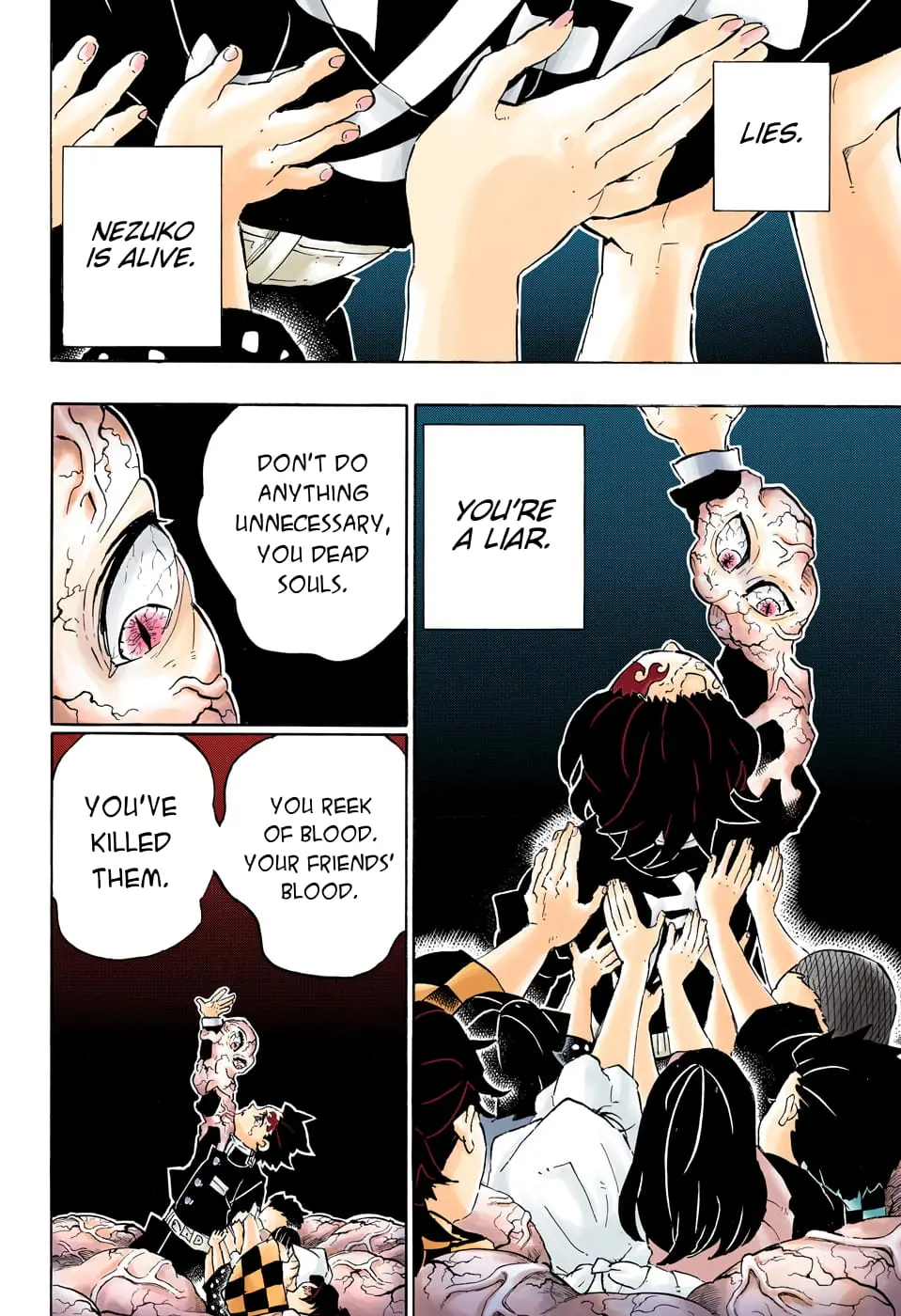 Demon Slayer Infinity Castle Colored Manga, chapter 203, page 4