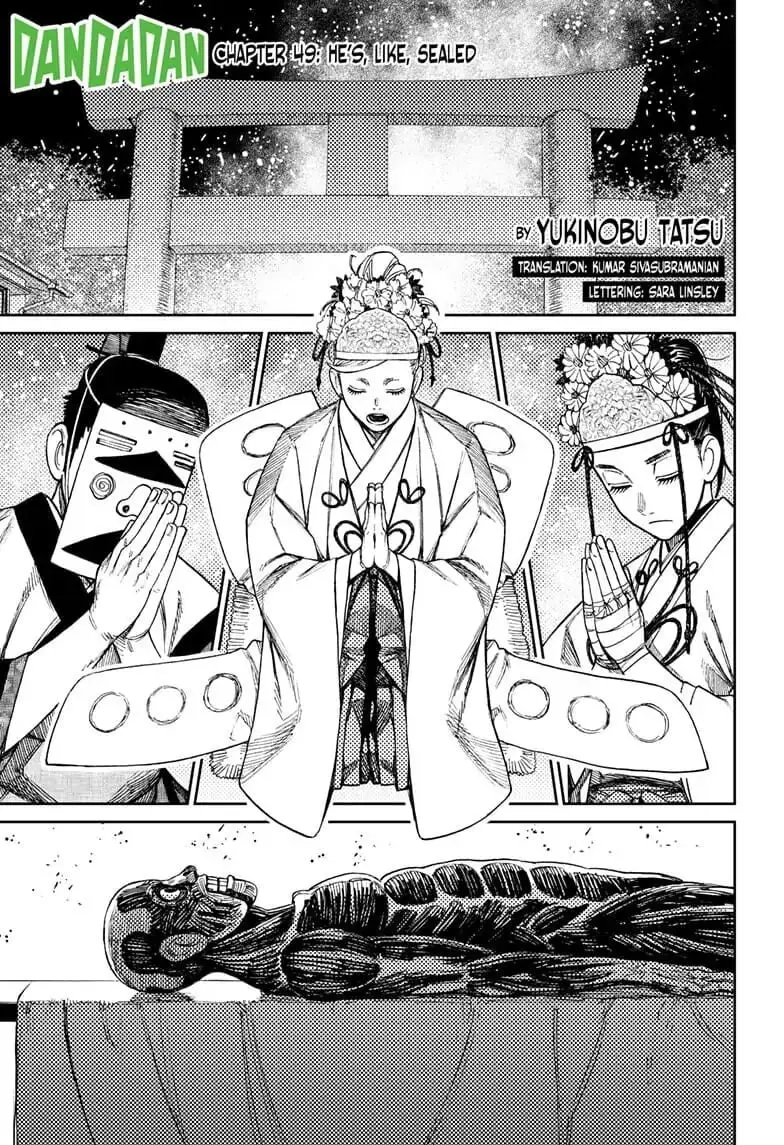 Dandadan Manga, chapter 49, page 1