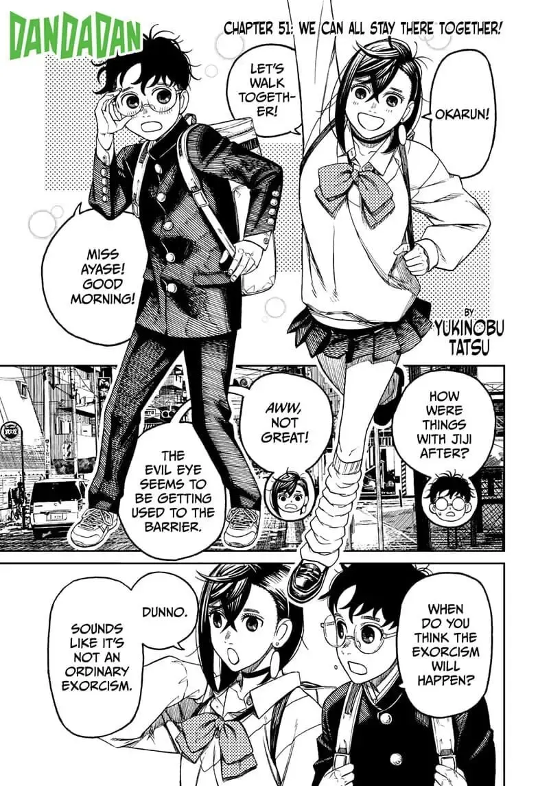 Dandadan Manga, chapter 51, page 1