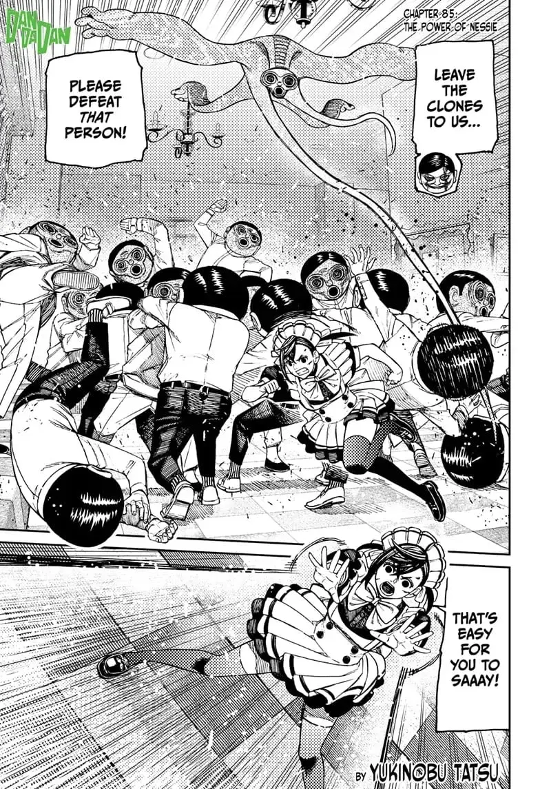 Dandadan Manga, chapter 85, page 1