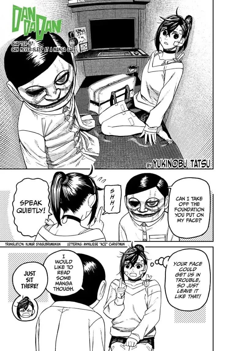 Dandadan Manga, chapter 87, page 1