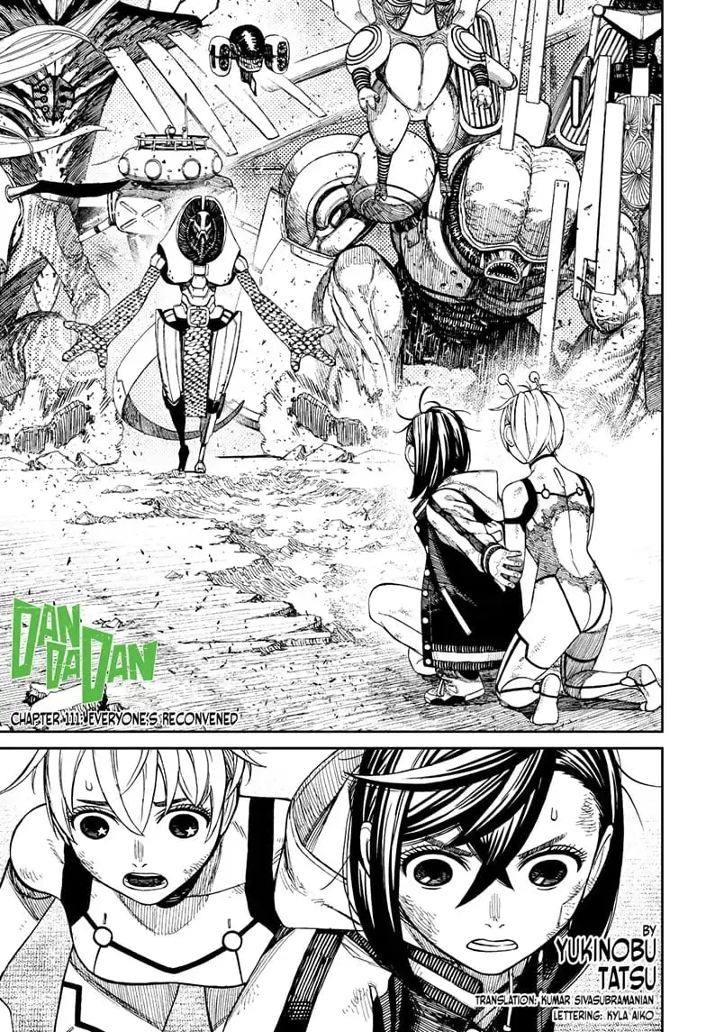 Dandadan Manga, chapter 111, page 1