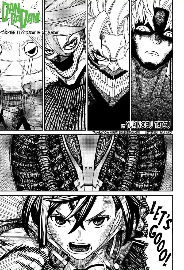Dandadan Manga, chapter 112, page 1