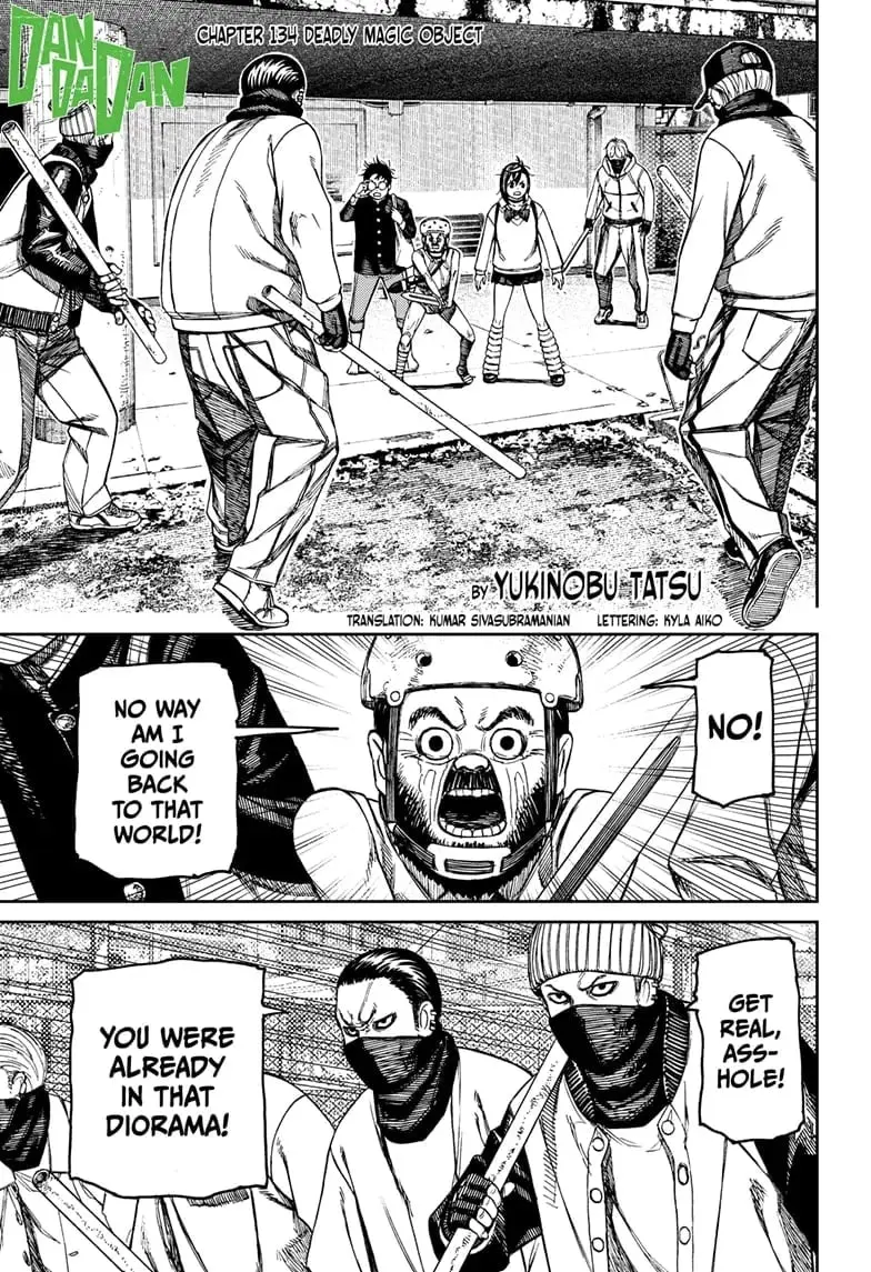 Dandadan Manga, chapter 134, page 1