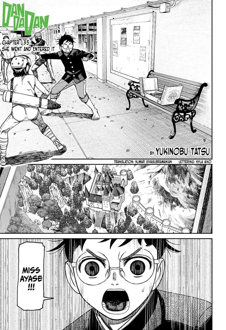 Dandadan Manga, chapter 135, page 1