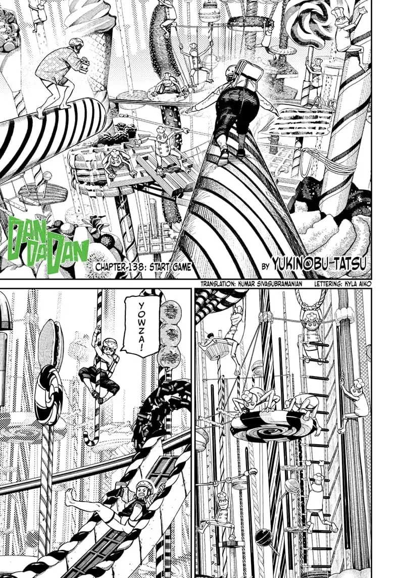 Dandadan Manga, chapter 138, page 1