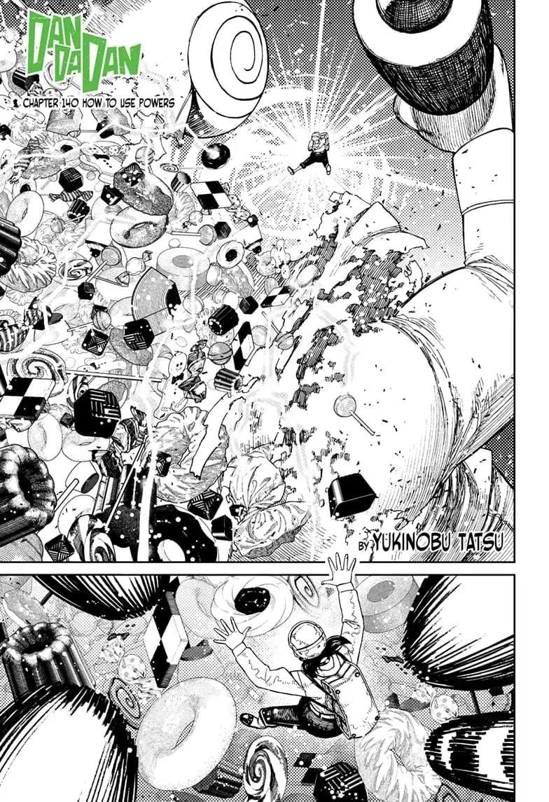 Dandadan Manga, chapter 140, page 1