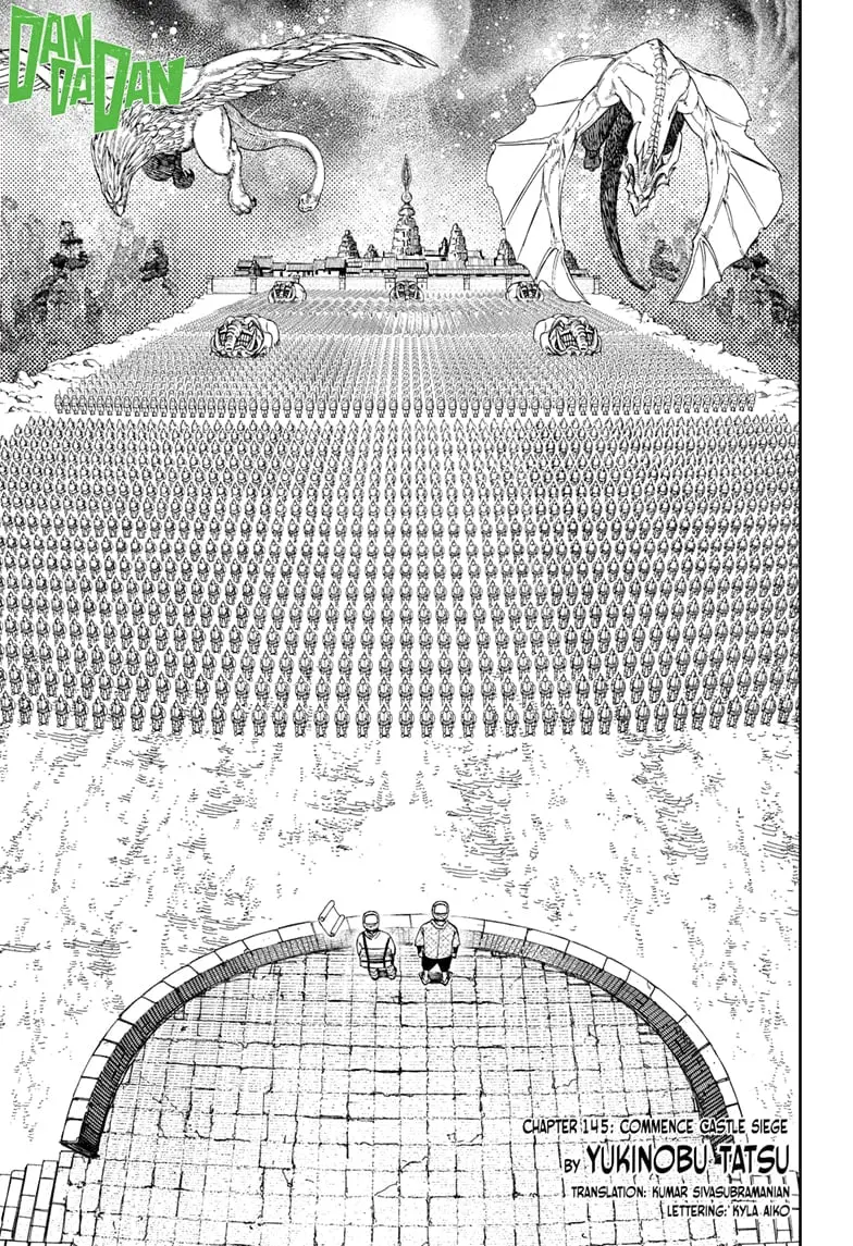 Dandadan Manga, chapter 145, page 1