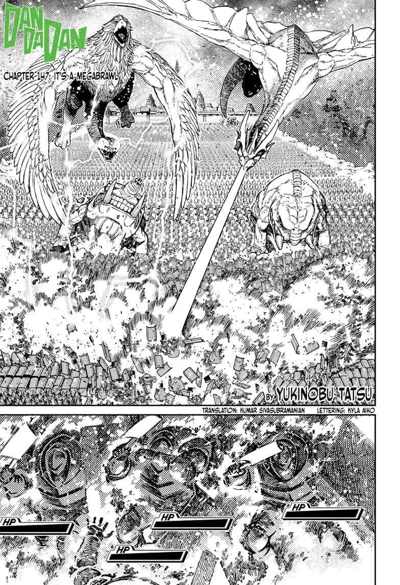 Dandadan Manga, chapter 147, page 1