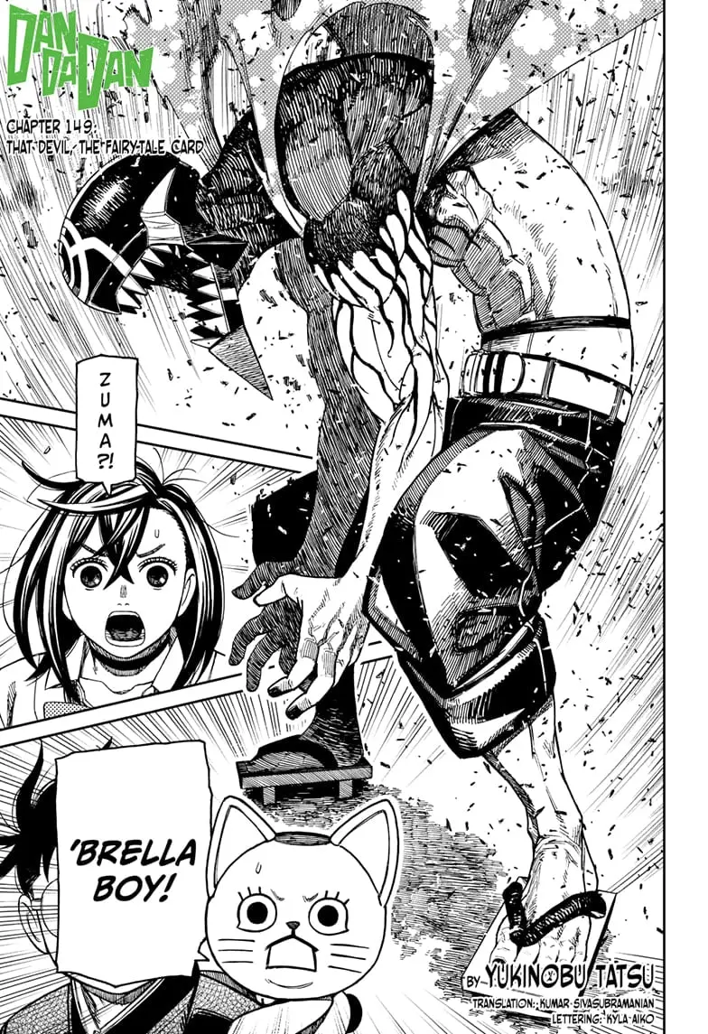 Dandadan Manga, chapter 149, page 1