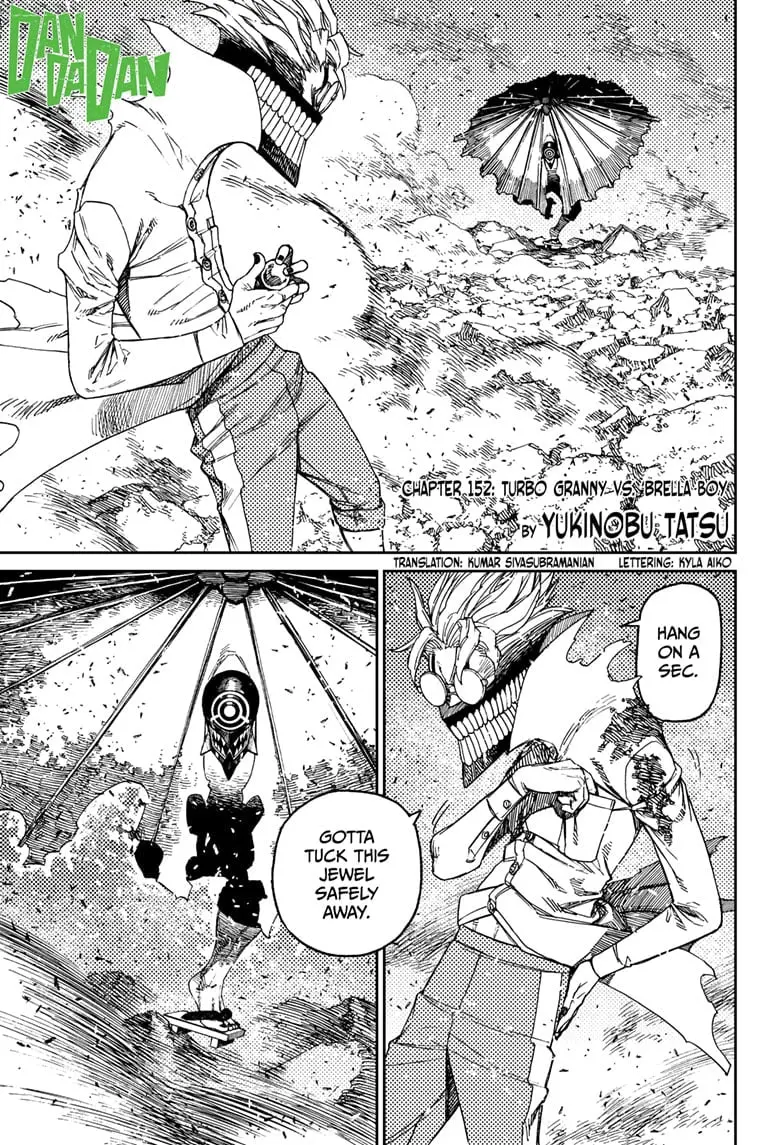 Dandadan Manga, chapter 152, page 1
