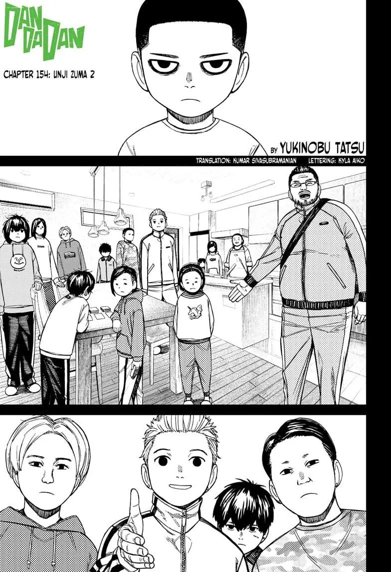 Dandadan Manga, chapter 154, page 1