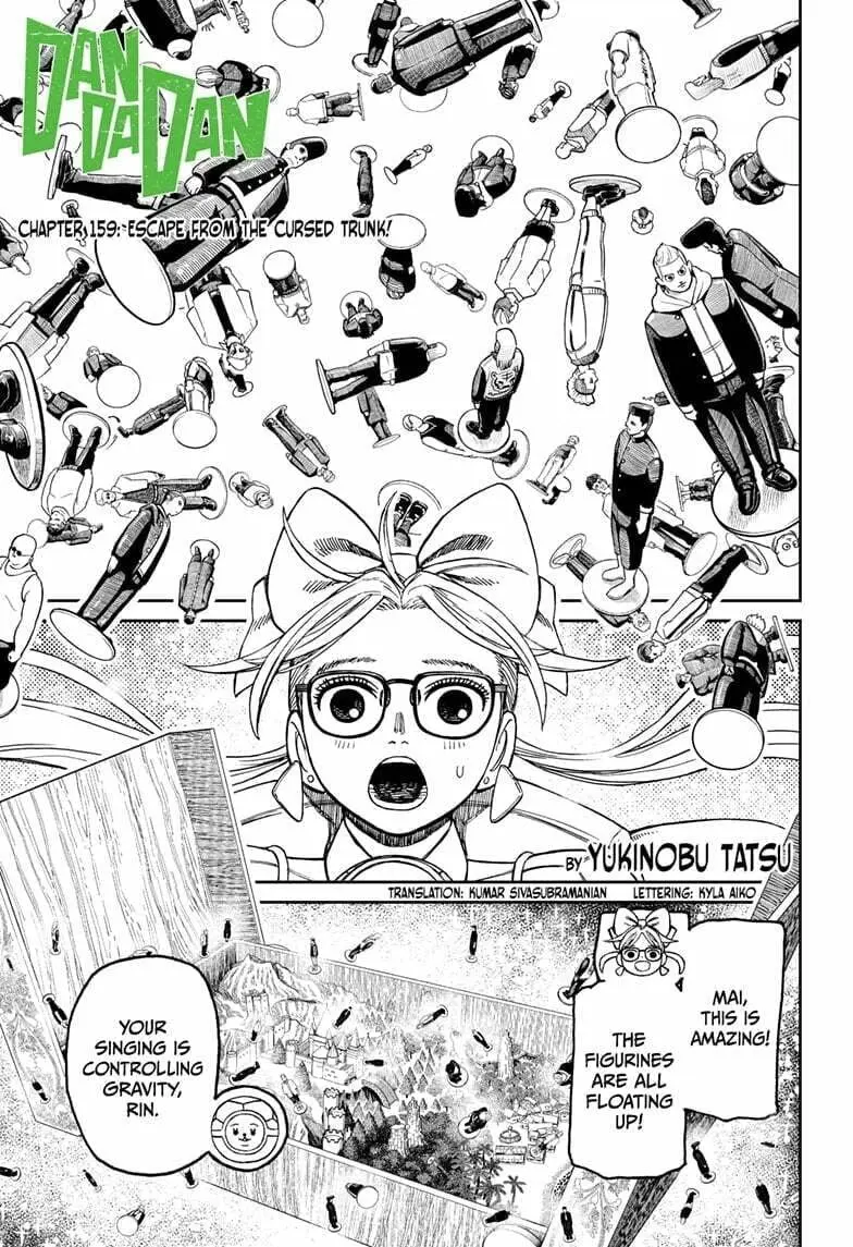 Dandadan Manga, chapter 159, page 1