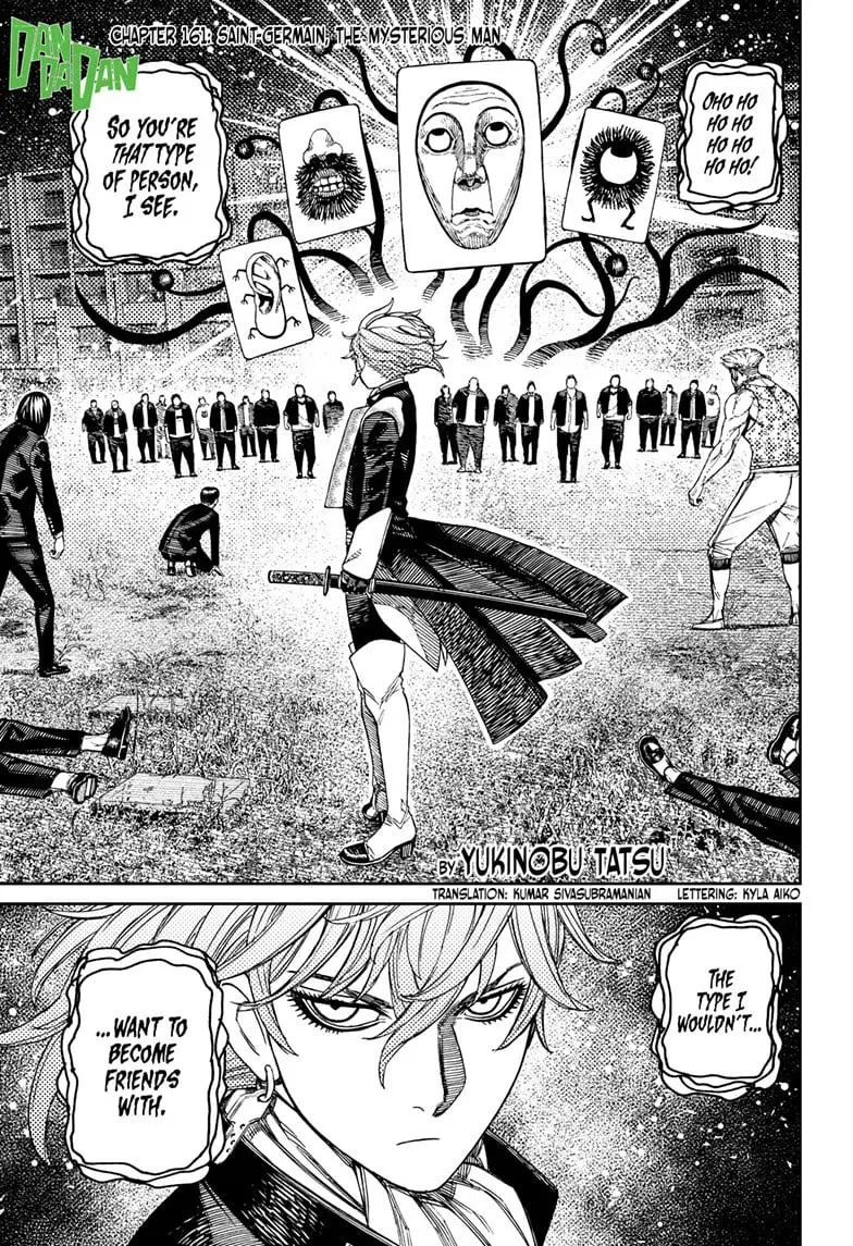 Dandadan Manga, chapter 161, page 1