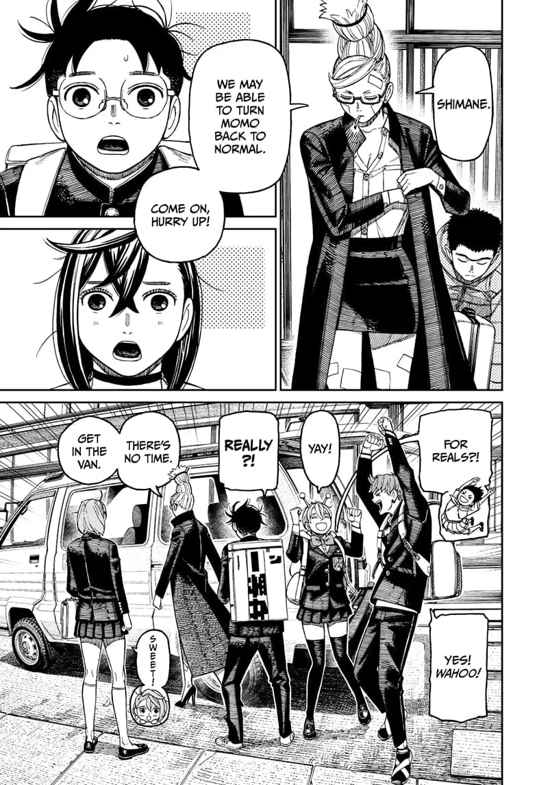 Dandadan Manga, chapter 182, page 11