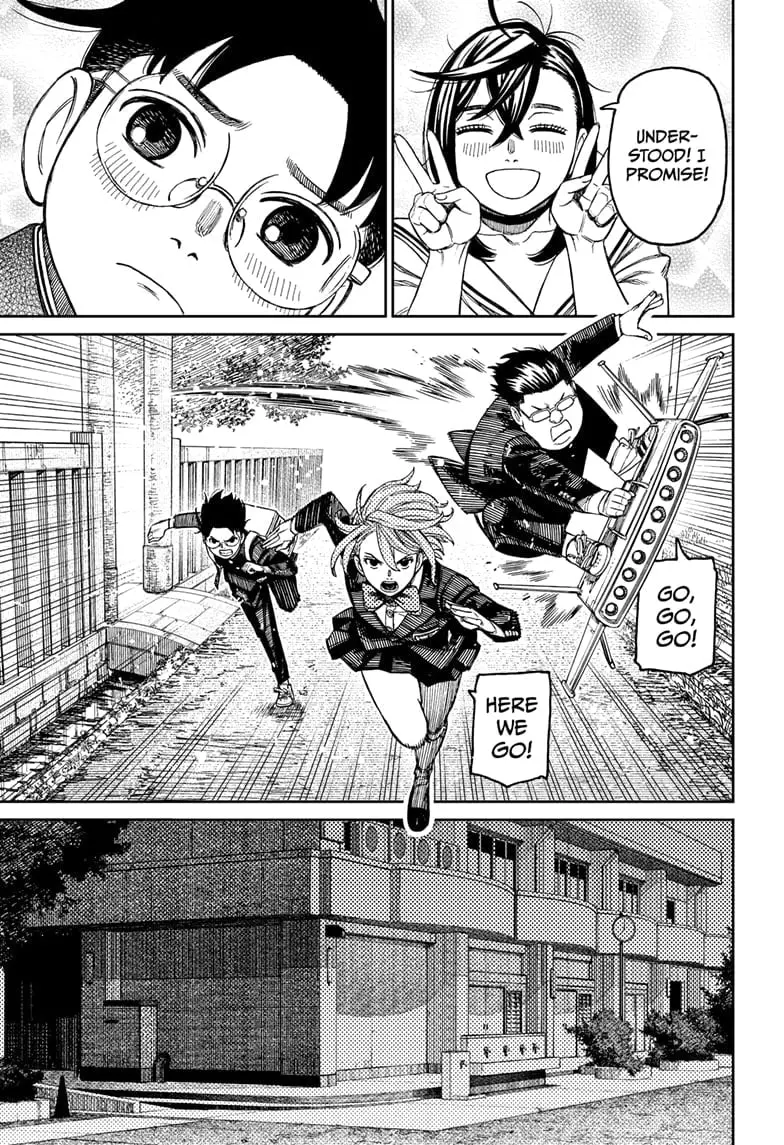 Dandadan Manga, chapter 182, page 19