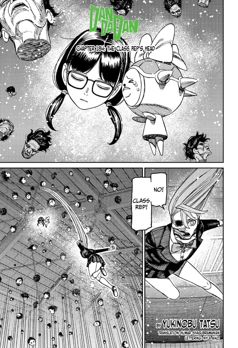 Dandadan Manga, chapter 184, page 1