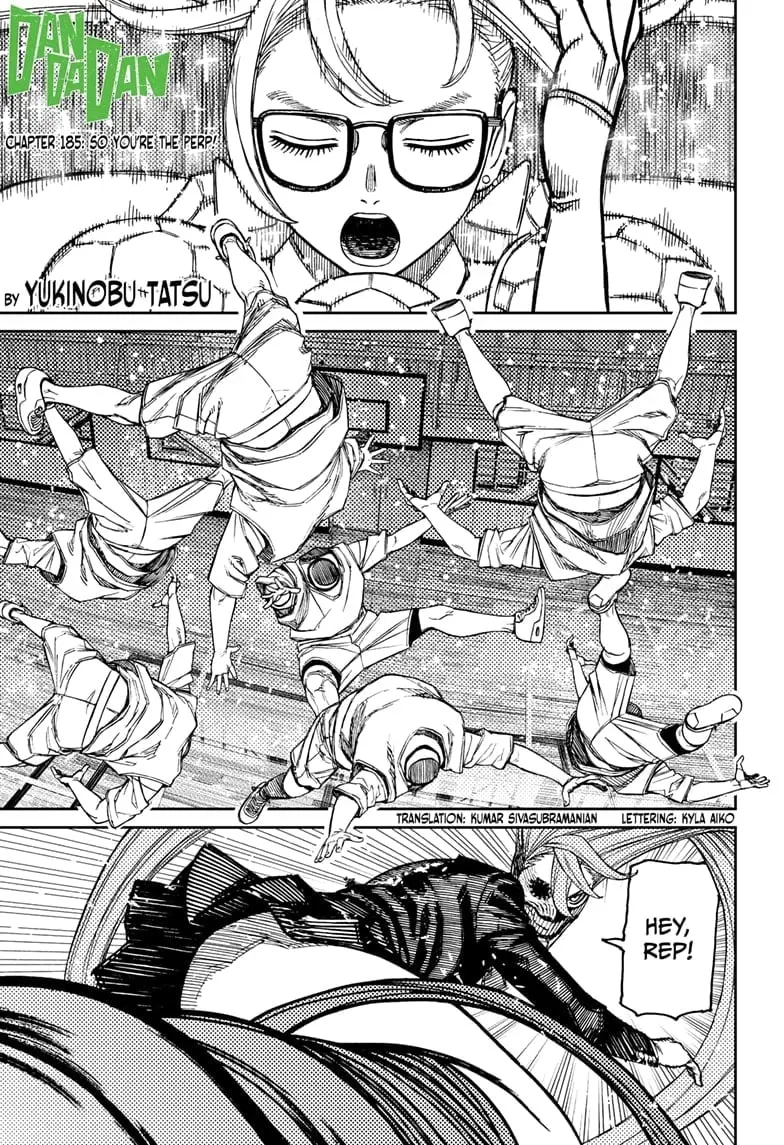 Dandadan Manga, chapter 185, page 1
