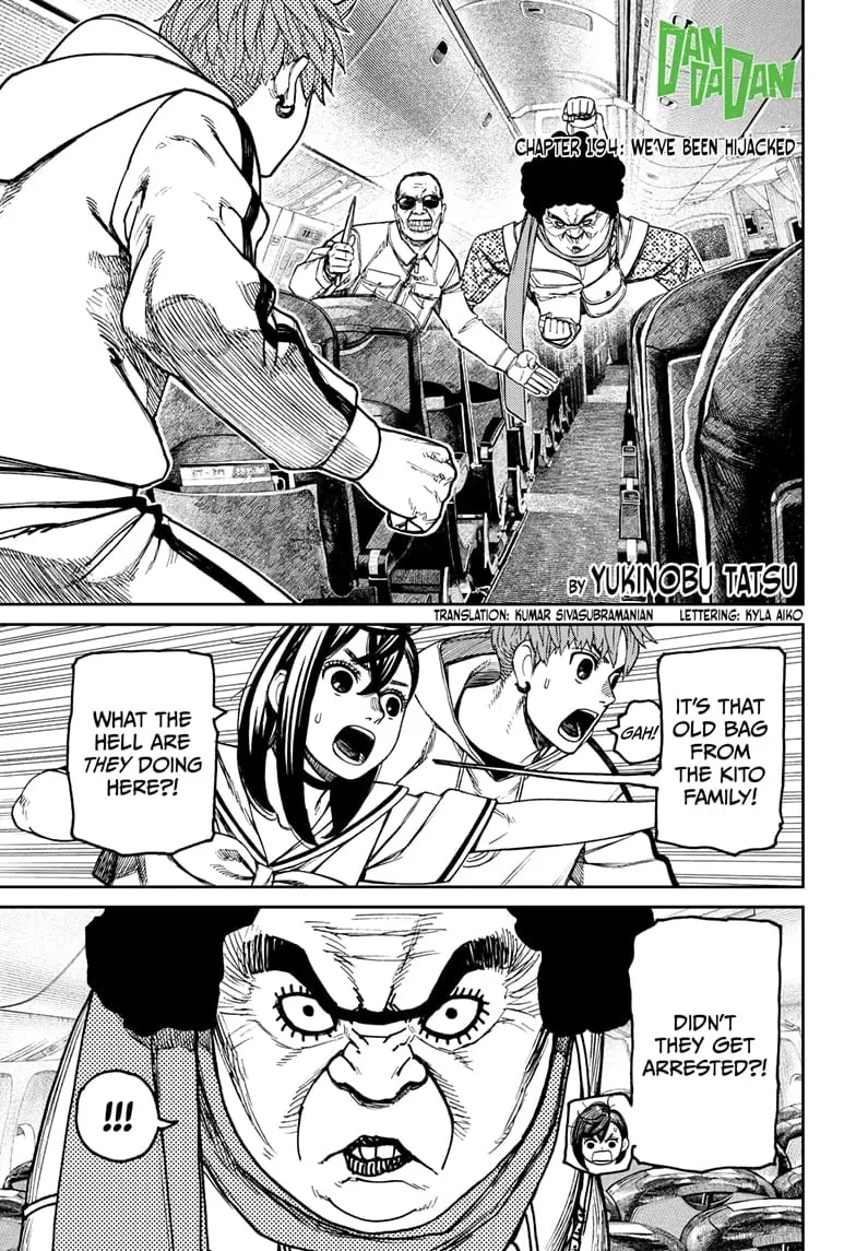 Dandadan Manga, chapter 194, page 1