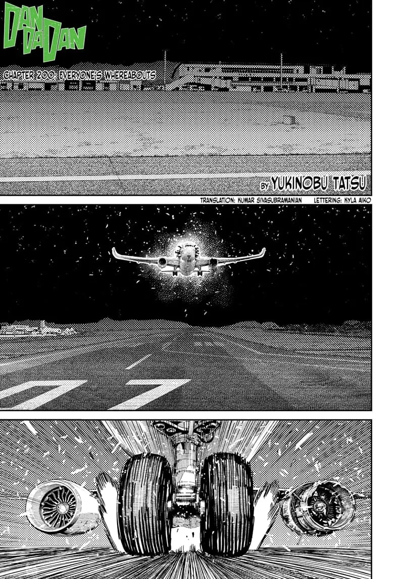 Dandadan Manga, chapter 200, page 1