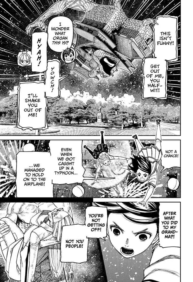 Dandadan Manga, chapter 208, page 17