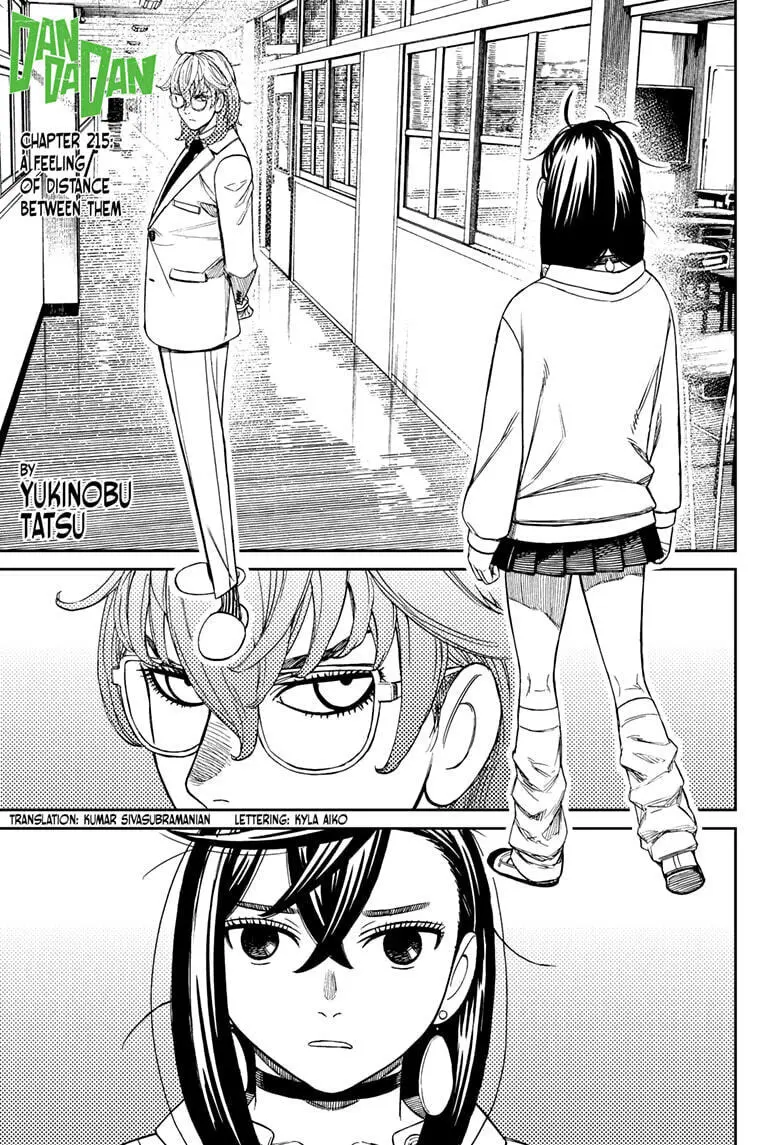 Dandadan Manga, chapter 215, page 1