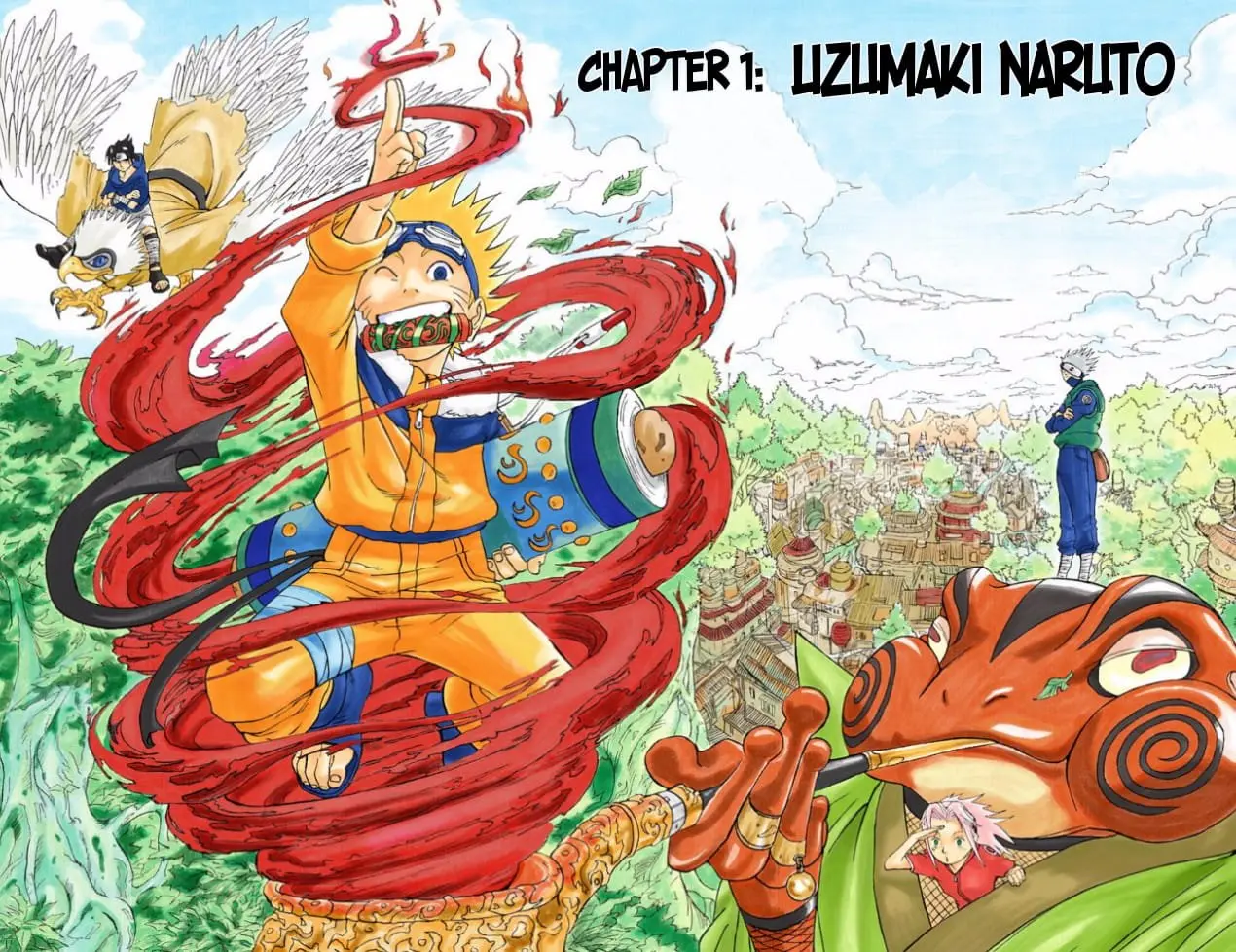 Naruto Colored Manga Online, chapter 1, page 3