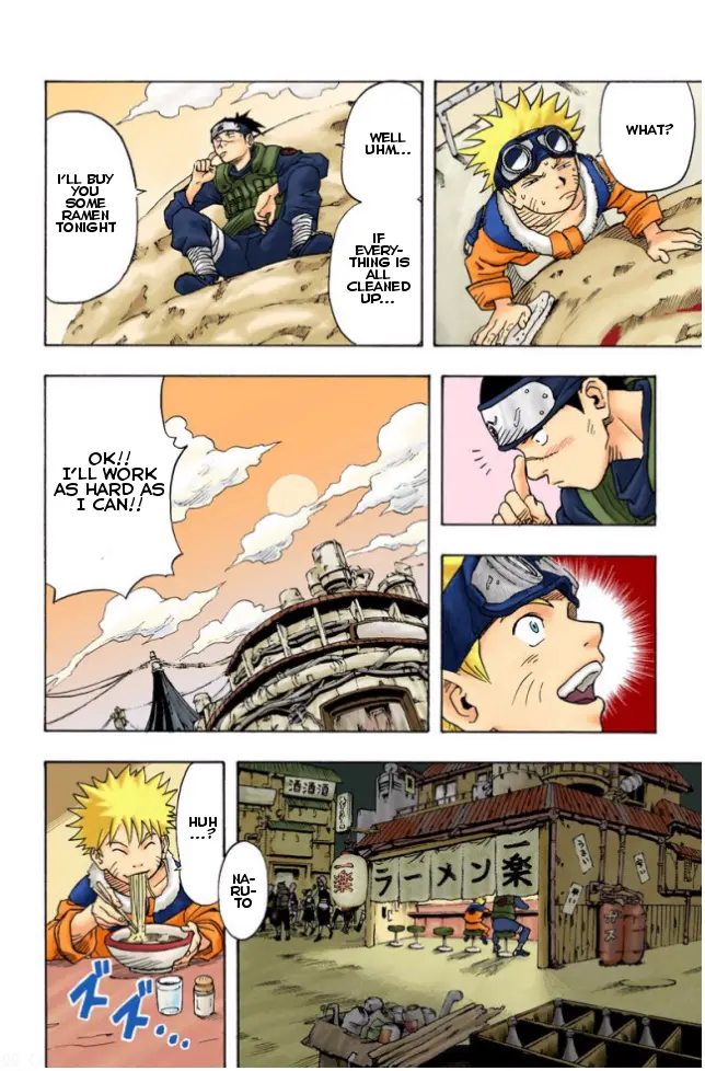 Naruto Colored Manga Online, chapter 1, page 12