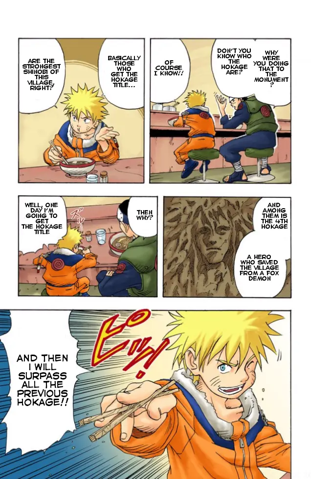Naruto Colored Manga Online, chapter 1, page 14