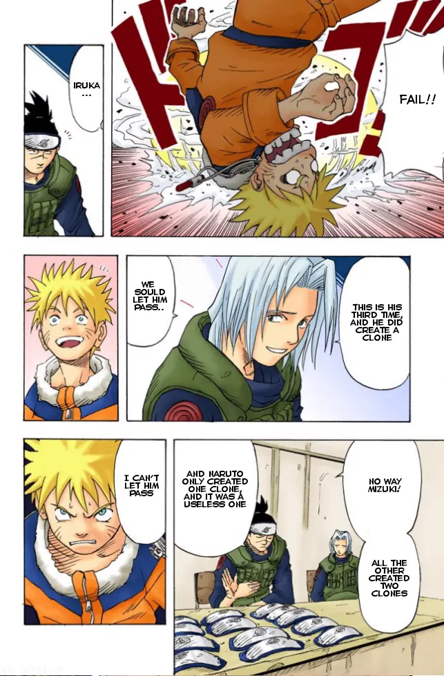 Naruto Colored Manga Online, chapter 1, page 17