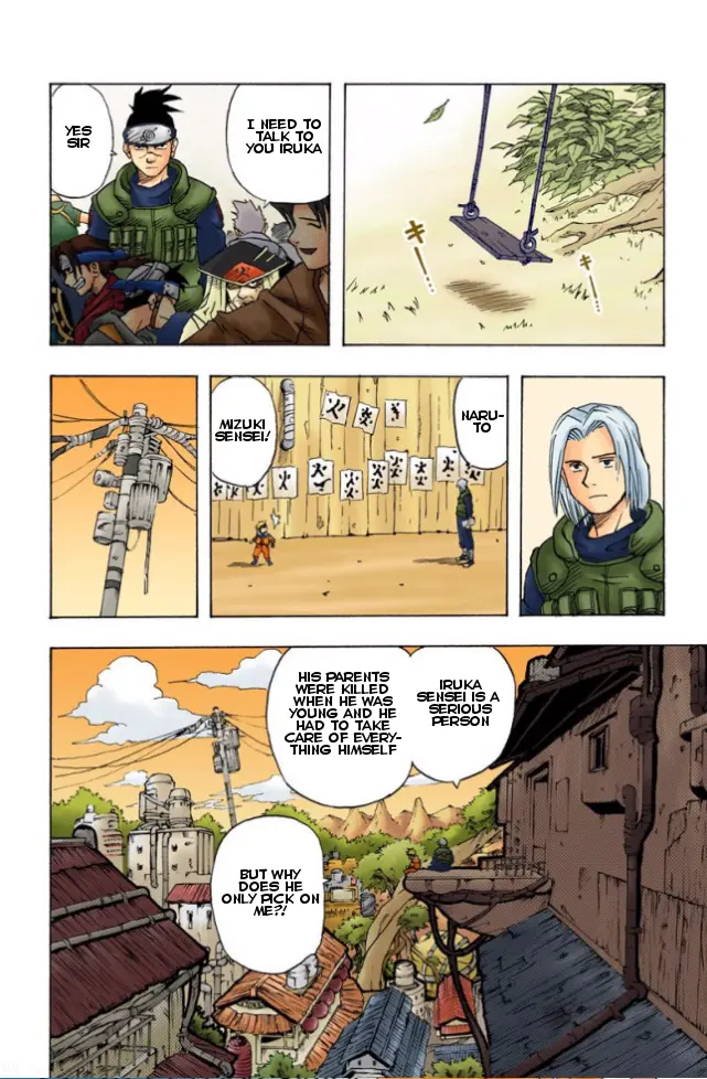 Naruto Colored Manga Online, chapter 1, page 19