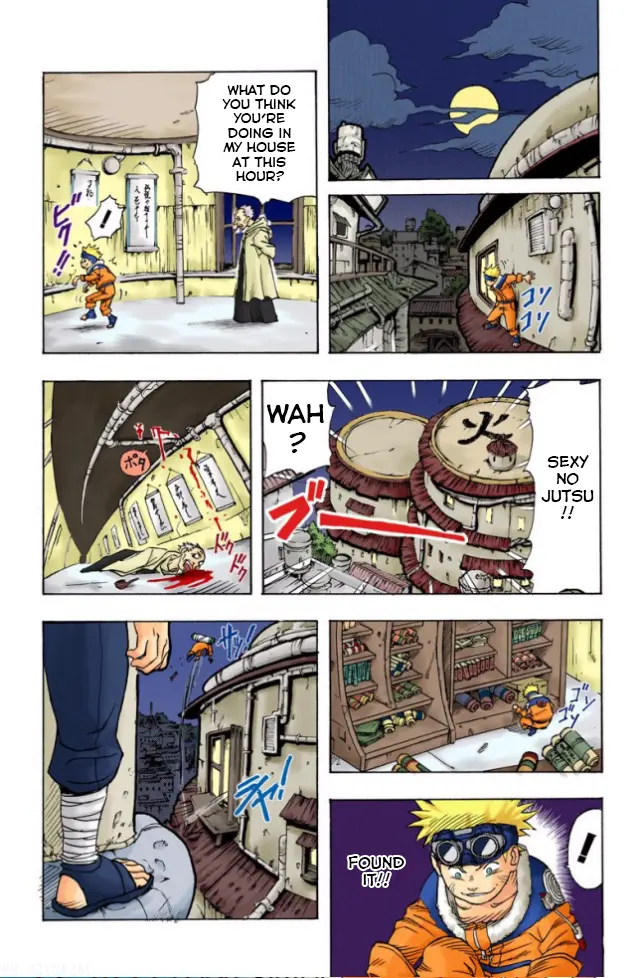 Naruto Colored Manga Online, chapter 1, page 21