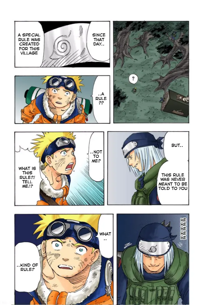 Naruto Colored Manga Online, chapter 1, page 31