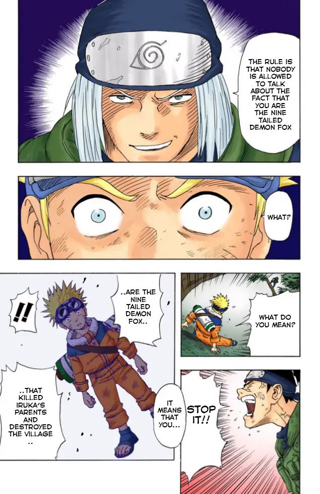 Naruto Colored Manga Online, chapter 1, page 32