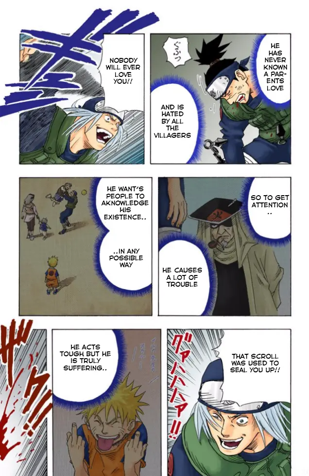 Naruto Colored Manga Online, chapter 1, page 34