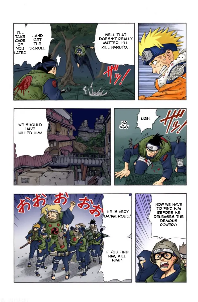 Naruto Colored Manga Online, chapter 1, page 39