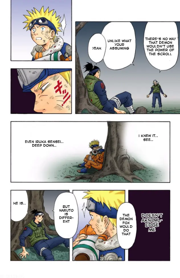 Naruto Colored Manga Online, chapter 1, page 45
