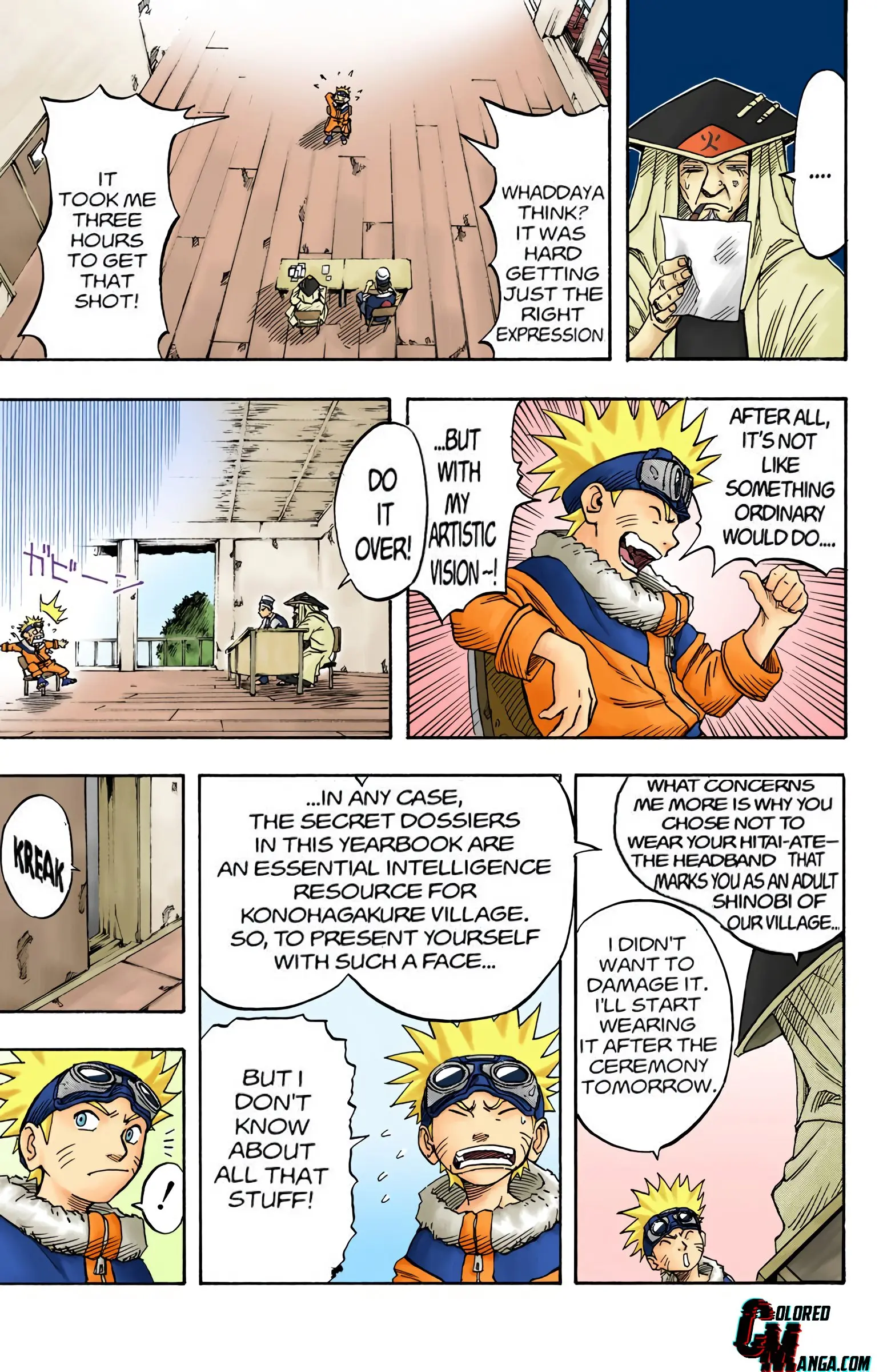 Naruto Colored Manga Online, chapter 2, page 3