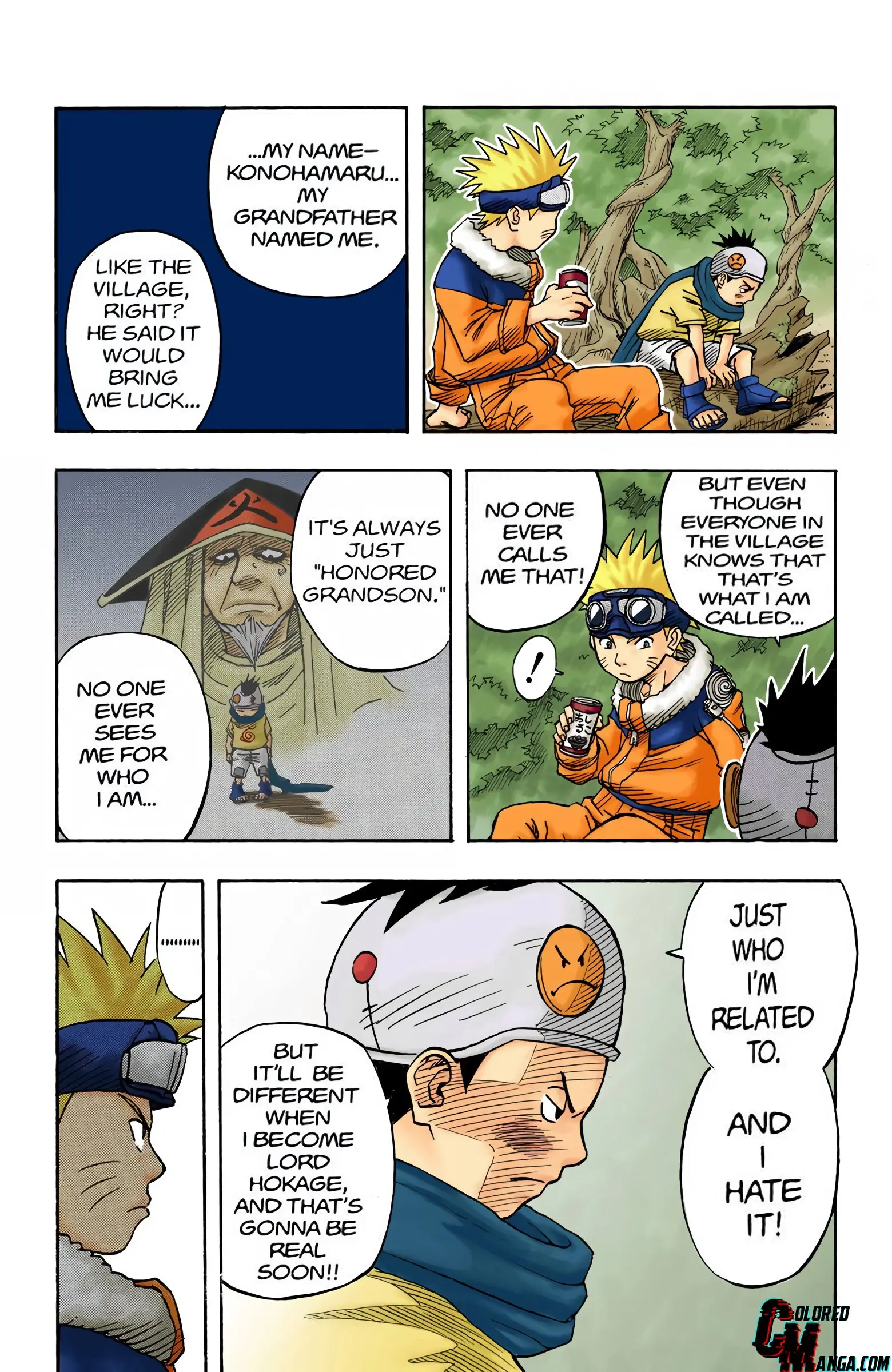 Naruto Colored Manga Online, chapter 2, page 10
