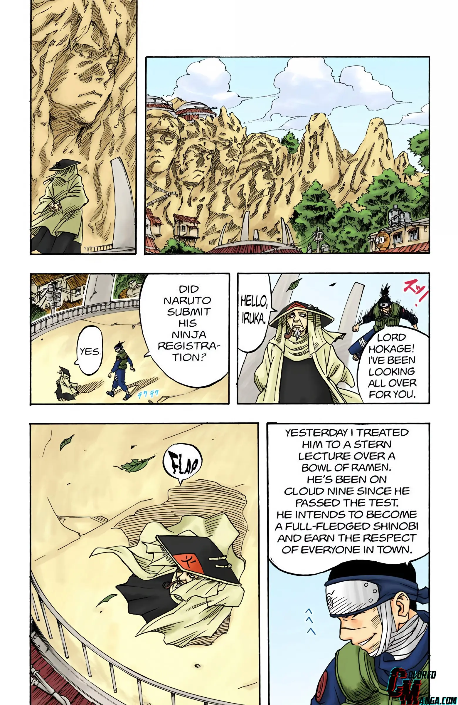 Naruto Colored Manga Online, chapter 2, page 12