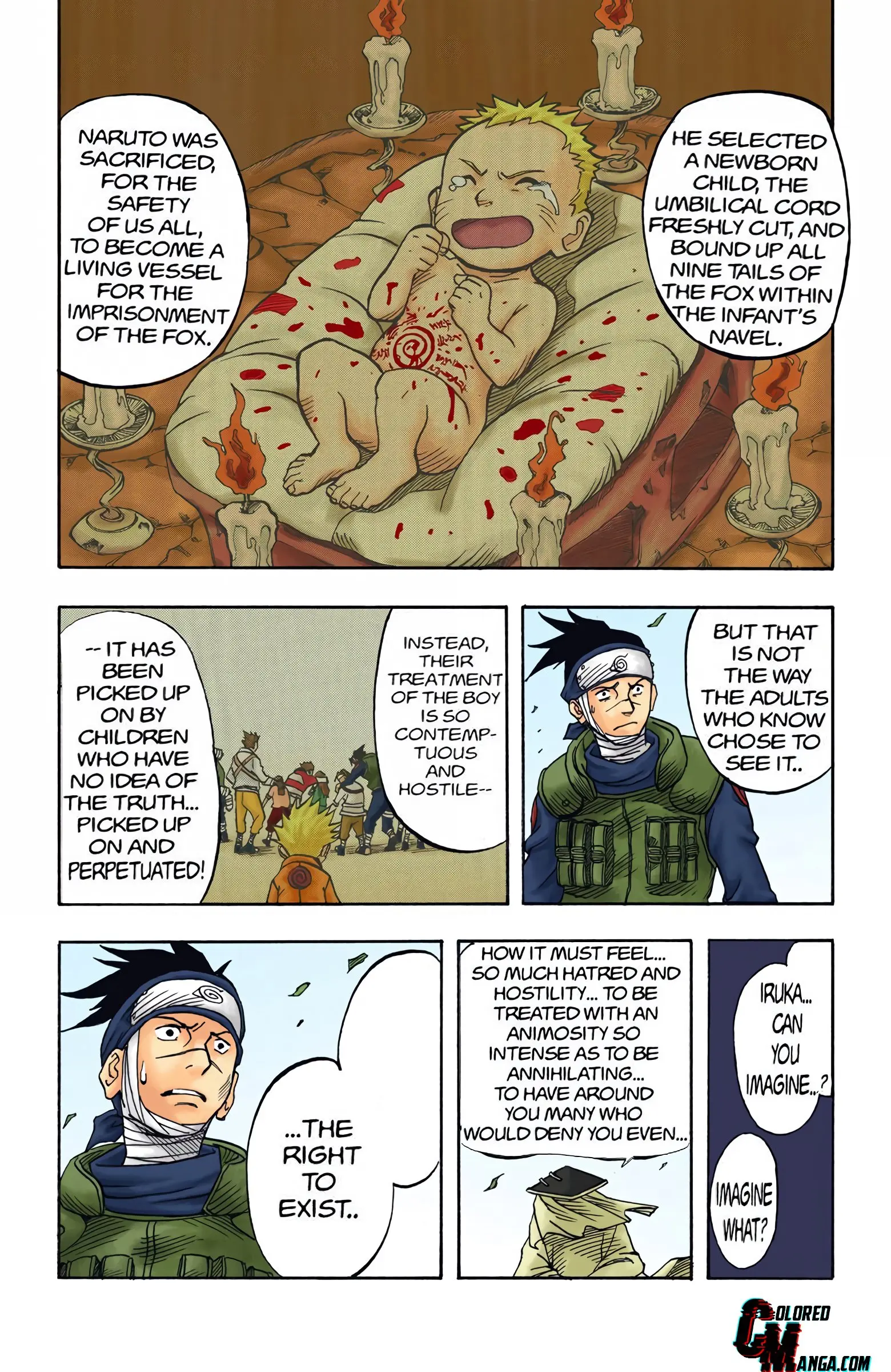Naruto Colored Manga Online, chapter 2, page 14